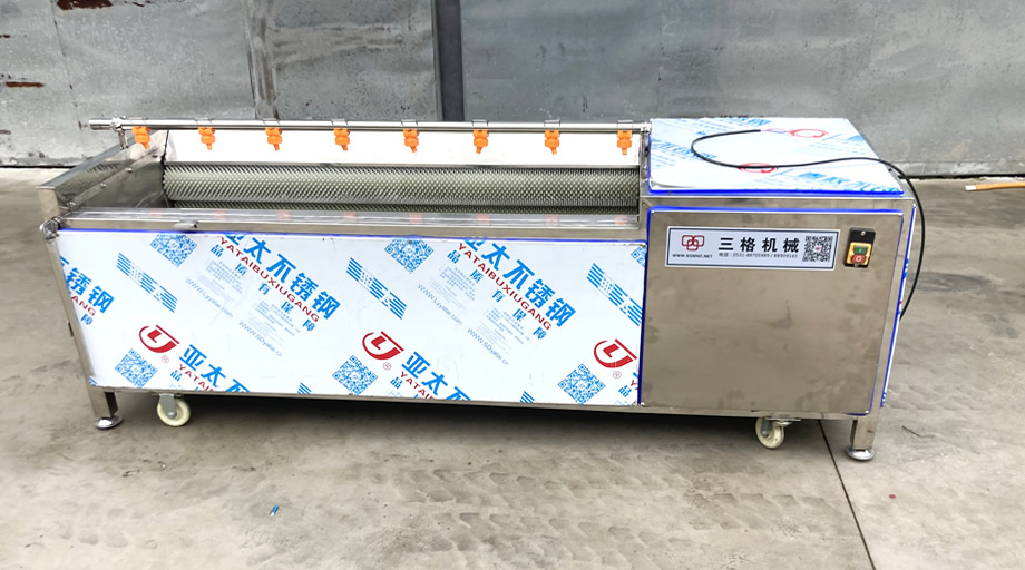 Gross roller cleaning machine_potato cleaning machine_apotato-cleaning machine-root cleaning machine_stripping machine