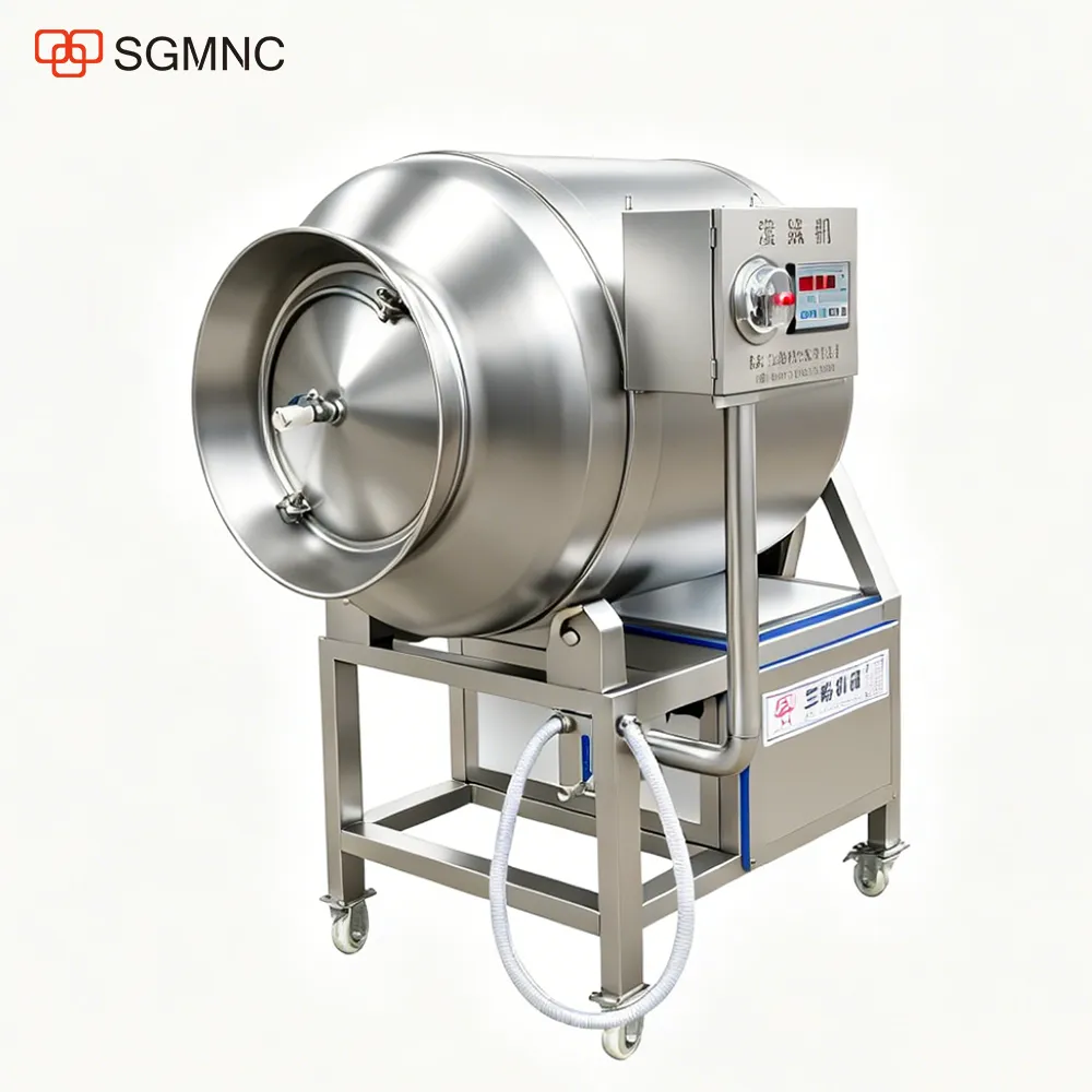 Vacuum tumblers are the main processing equipment