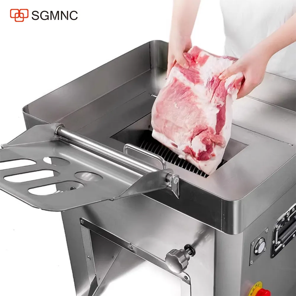 Automatic meat cutting machine