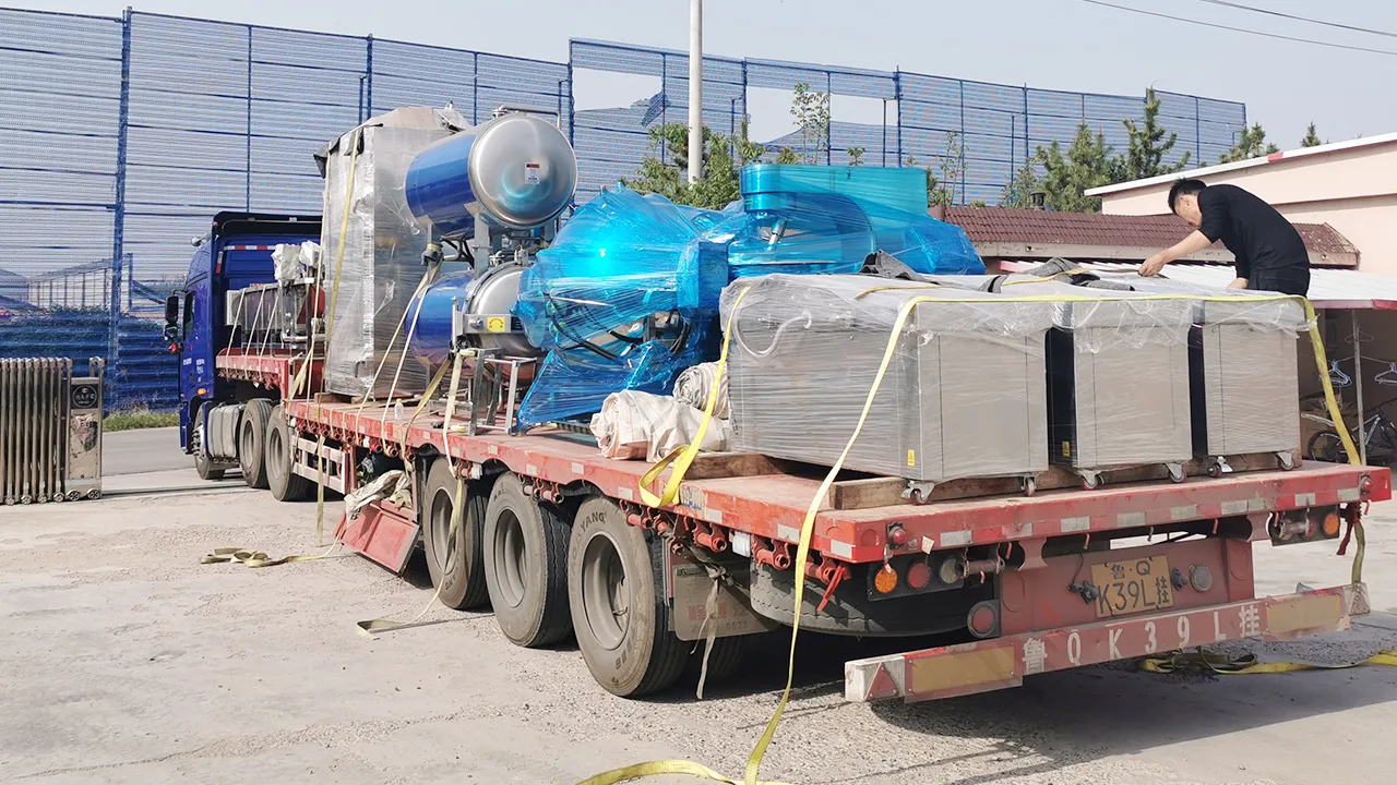 China Kunming Spicy Rabbit Production Line Loading and Shipping