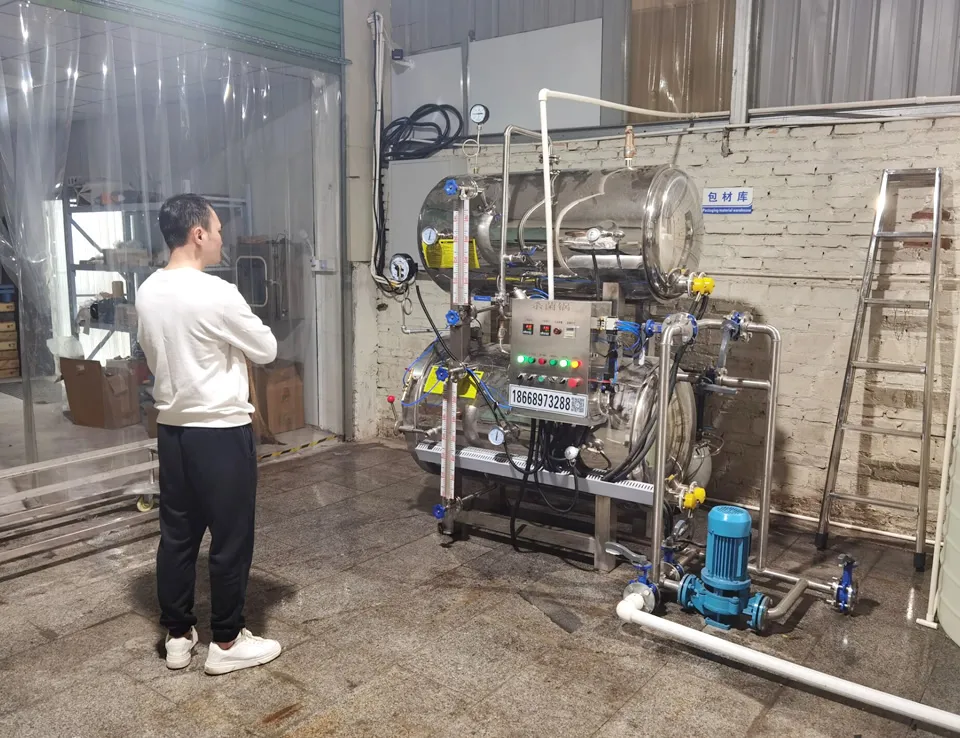 Bottled Raspberry Sterilization Pot in Longnan, Gansu, China