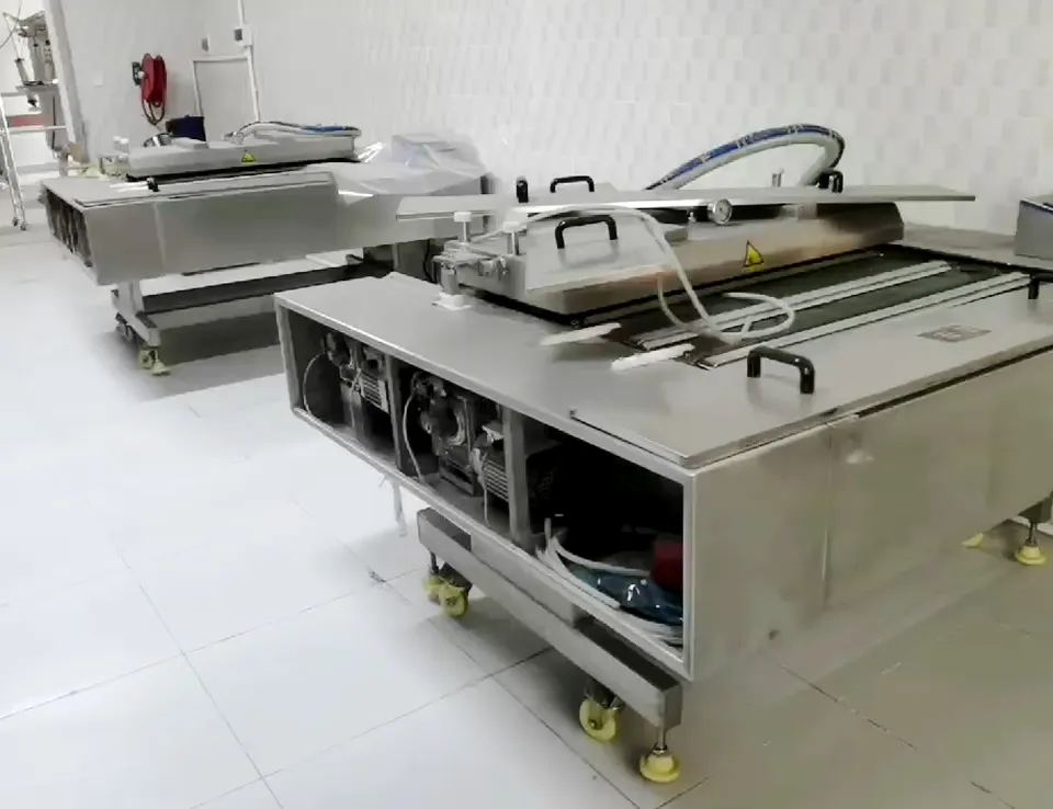 Zongzi production line continuous vacuum packaging machine