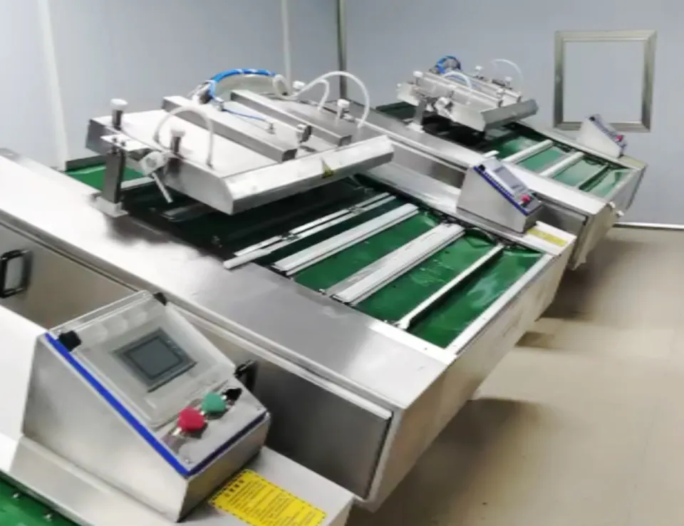 China Hainan continuous vacuum packaging machine